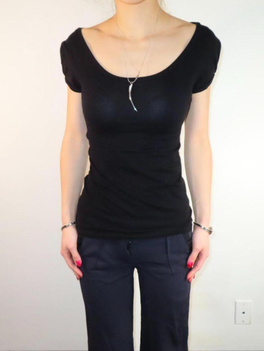 Wet Seal Women's Black Shirt